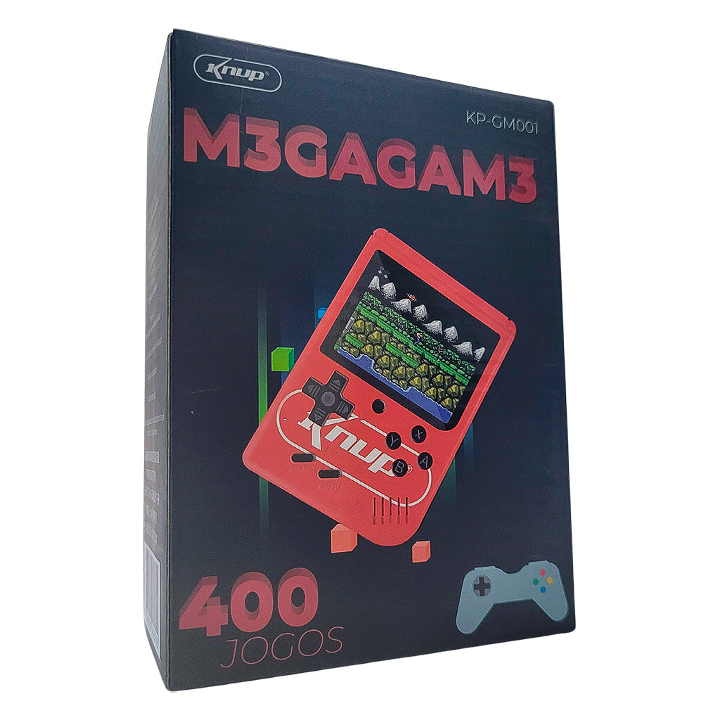 Mini Game Portatíl 400 Jogos na Memória M3GAM3 KP-GM001 - KNUP